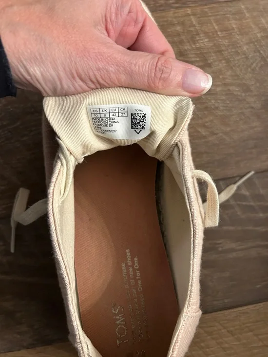 Toms Lena Canvas Lace-Up Espadrilles - Picture 5 of 6